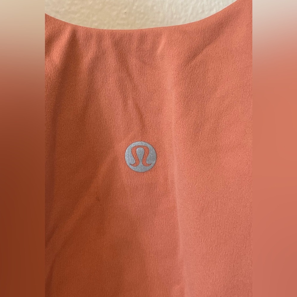 NWOT Lululemon Align Cropped Coral Tank Top - Picture 3 of 6
